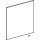Geberit 245341001 T&uuml;r f&uuml;r iCon H&auml;ngeschrank quadratisch