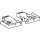 Geberit 245466001 Set Schubladensicherungen, Slim