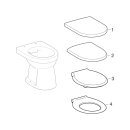 Geberit 501985008 Renova Stand-WC Flachsp&uuml;ler