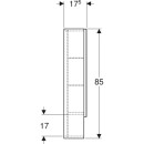 Geberit 502365JK1 Renova Plan Spiegelschrank, 2 T&uuml;ren