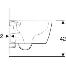 Geberit 502380001 iCon WWC Tiefsp&uuml;ler, verk. Ausl. 49cm