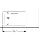 Geberit 505008001 ONE MWT 90x47,5cm, Abg.horiz.,Ablg.re