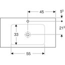 Geberit 505010013 ONE M&ouml;belwaschtisch 90x48 cm