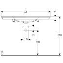 Geberit 505010014 ONE M&ouml;belwaschtisch 105x48 cm