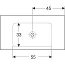 Geberit 505011013 ONE M&ouml;belwaschtisch 90x48 cm