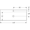 Geberit 505020015 ONE Waschtisch 120x48 cm, Abg. verti.