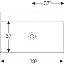 Geberit 505021012 ONE Waschtisch 75x48 cm, Abg. verti.