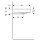 Geberit 505021012 ONE Waschtisch 75x48 cm, Abg. verti.