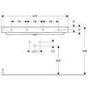 Geberit 505021014 ONE lavabo 105x48 cm, &eacute;vacuation verticale