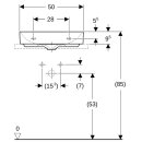 Geberit 505031016 ONE AS-WT, Abg. verti., 50x40 cm