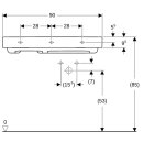 Geberit 505043001 ONE WT 90x48,4cm, Abg.horiz., Ablg.li