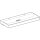 Geberit 505049001 ONE Waschtisch 120x48,4cm, Abg.horiz.