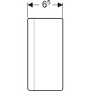 Geberit 505058011 Designabdeckung, weiss