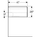 Geberit 505071001 ONE Unterschrank f&uuml;r WT/-Platte