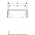 Geberit 505071001 Armoire sous-lavabo ONE pour lavabo/plan de toilette