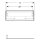 Geberit 505072002 ONE Unterschrank f&uuml;r WT/-Platte
