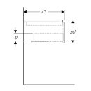 Geberit 505075002 ONE Unterschrank f&uuml;r WT/-Platte
