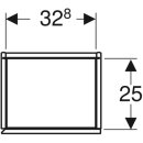 Geberit 505083007 Hochschrank mit 1 T&uuml;r