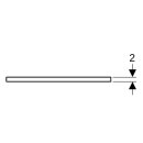 Geberit 505165002 ONE WT-Platte, Aus re/li, f&uuml;r AWT