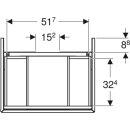 Geberit 505261003 ONE Unterschrank f&uuml;r WT/-Platte