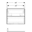 Geberit 505261004 ONE Unterschrank f&uuml;r WT/-Platte
