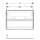 Geberit 505262008 ONE Unterschrank f&uuml;r WT/-Platte