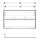 Geberit 505263001 ONE Unterschrank f&uuml;r WT/-Platte
