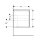 Geberit 505264001 ONE Unterschrank f&uuml;r WT/-Platte