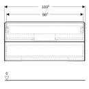 Geberit 505264008 ONE Unterschrank f&uuml;r WT/-Platte