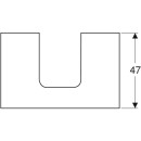 Geberit 505272002 ONE WT-Pl. Aus mi. f. AWT Schalenform