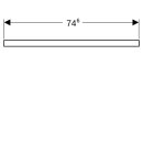 Geberit 505272004 ONE WT-Pl. Aus mi. f. AWT Schalenform