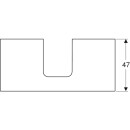 Geberit 505274001 ONE WT-Pl. Aus mi. f. AWT Schalenform