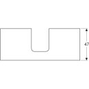 Geberit 505275003 ONE WT-Pl. Aus mi. f. AWT Schalenform