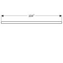 Geberit 505284001 ONE WT-Platte, Ausschnitt mi. f&uuml;r AWT