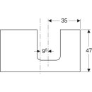 Geberit 505313001 ONE WT-Pl. Aus re f&uuml;r AWT Schalenform