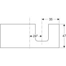 Geberit 505315001 ONE WT-Pl. Aus re f&uuml;r AWT Schalenform