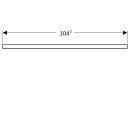 Geberit 505324004 ONE WT-Platte, Ausschnitt re, f&uuml;r AWT