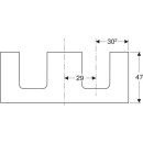 Geberit 505335006 ONE WT-Pl. Aus re/li f. AWT Schalenf.