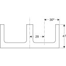 Geberit 505345001 ONE WT-Platte, Aus re/li, f&uuml;r AWT