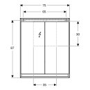 Geberit 505812002 ONE Spiegelschrank mit ComfortLight