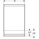 Geberit 505820001 ONE Spiegelschrank mit Ni/Comf.Light