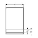 Geberit 505821002 ONE Spiegelschrank mit Ni/Comf.Light