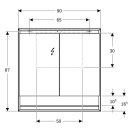 Geberit 505833001 ONE Spiegelschrank mit Ni/Comf.Light