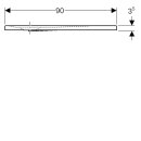 Geberit 550592001 Nemea Duschwanne, 90 x 75 cm