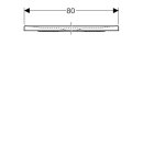 Geberit 550597001 Nemea Duschwanne, 140 x 80 cm