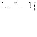 Geberit 550598001 Nemea Duschwanne, 140 x 90 cm