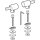 Geberit 598117000 Scharniere m. Absenkautomatik, 1 Paar