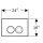 Geberit 115125115 Delta25 BetPl., f&uuml;r 2-Mengen-Sp&uuml;lung