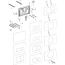 Geberit 115125465 Delta25 BetPl., f&uuml;r 2-Mengen-Sp&uuml;lung