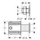 Geberit 115956SN6 Typ 10 WC-Strg. mit elektron.Sp&uuml;l, IR